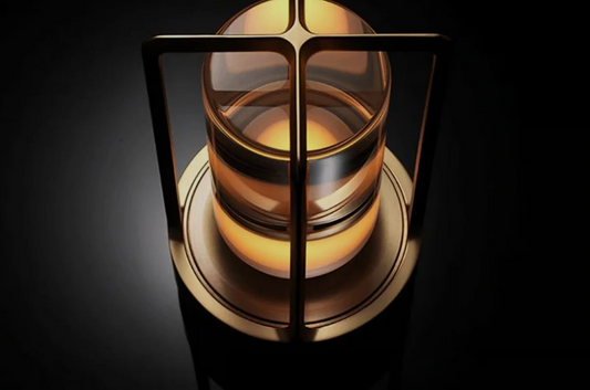 Lumière d'Orée – Trådlös designlampa i kristall och metall