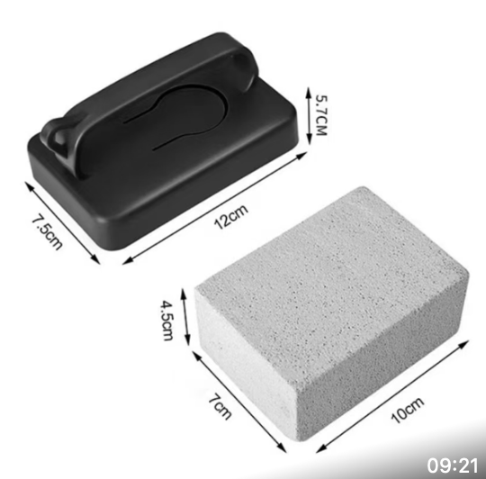Grillmaster ™ Cleaning Stone - Effektiv grillrensing uten kjemikalier