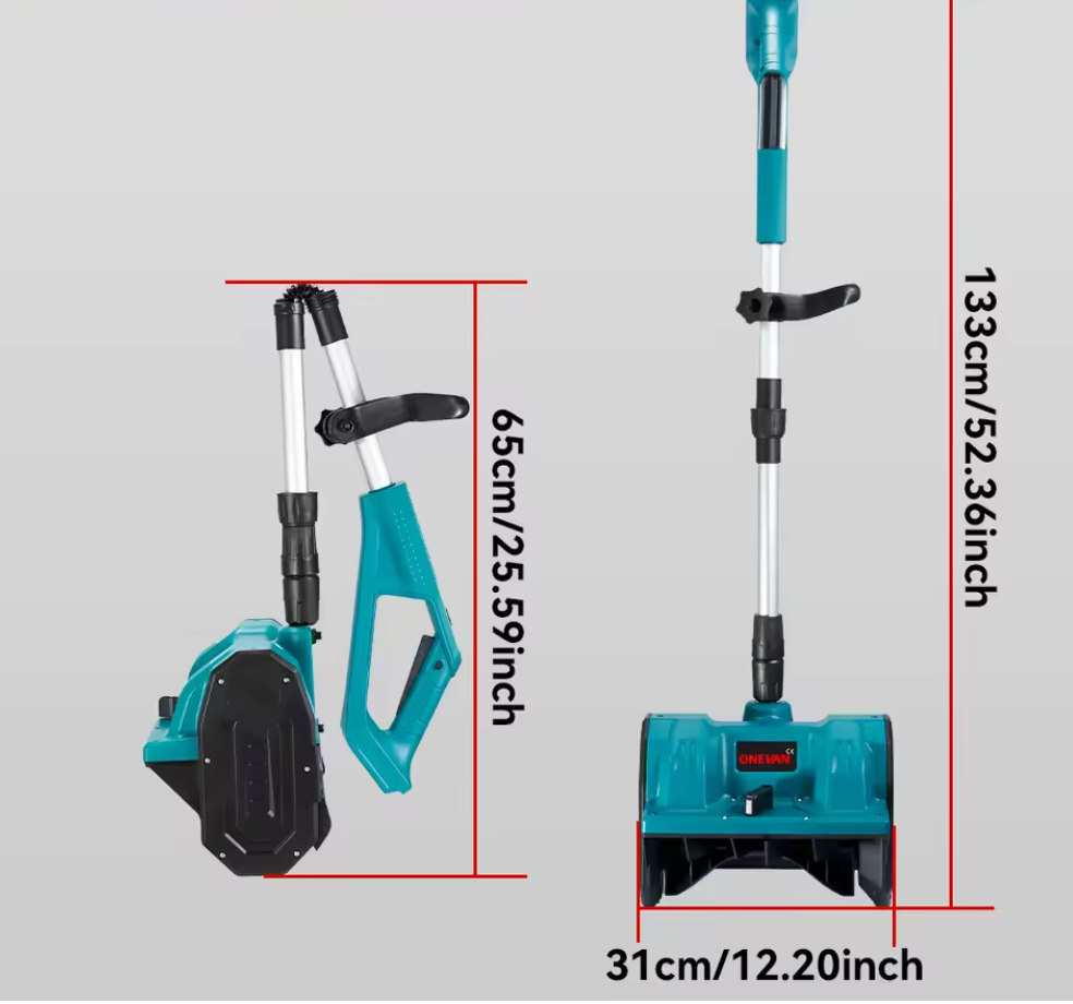 Batteridrevet Elektrisk Snøfreser