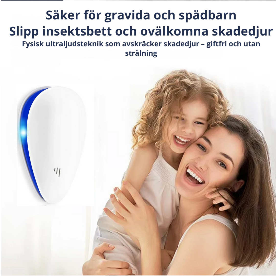 Ultraljudsavvisare för insekter