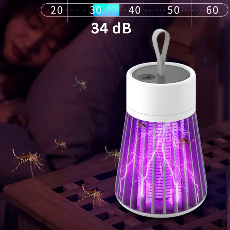 Anti-mygglampa med elchock sladdlös