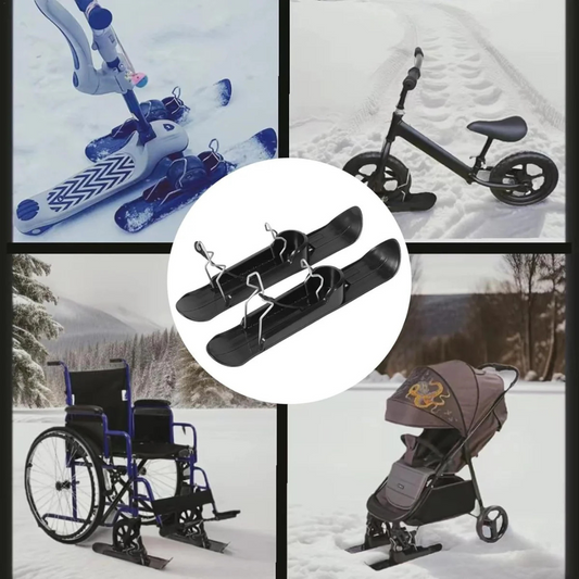 Barnvagnskidor – Skidor till barnvagn, rullstol, cykel.