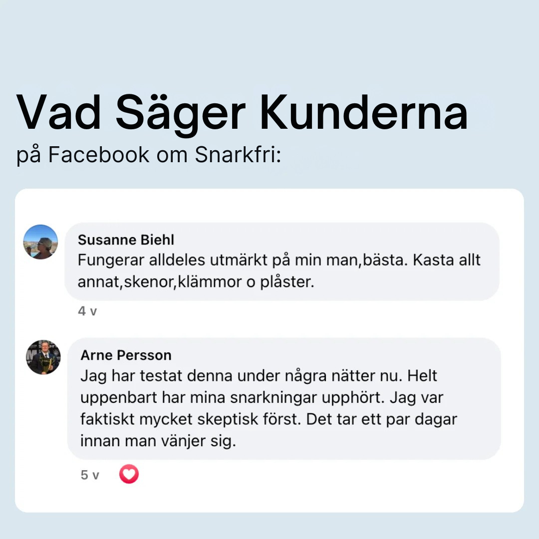 Snarkfri Pro – Sov tystare, andas lättare, vakna piggare.