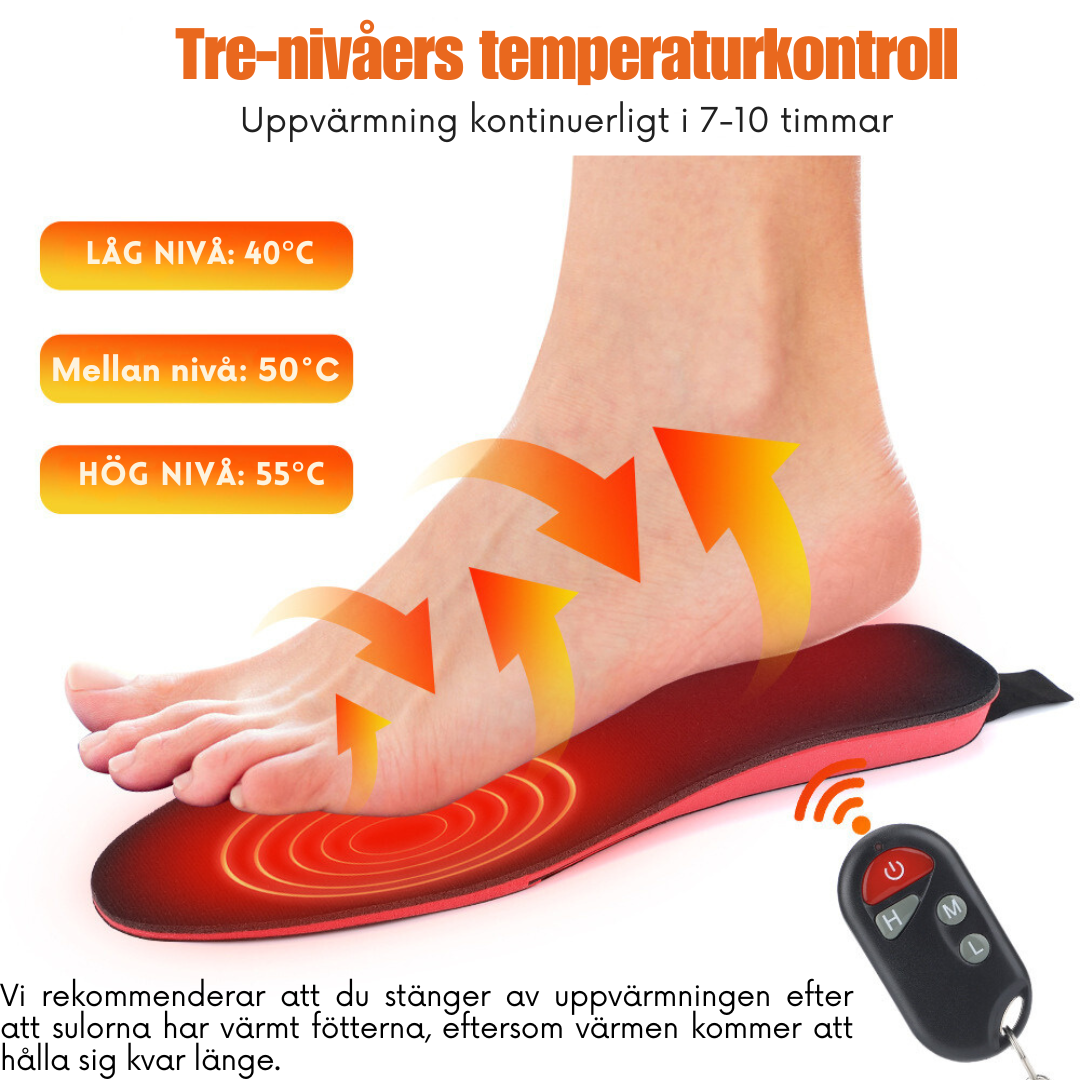 Elektriskt Uppvärmda Sulor