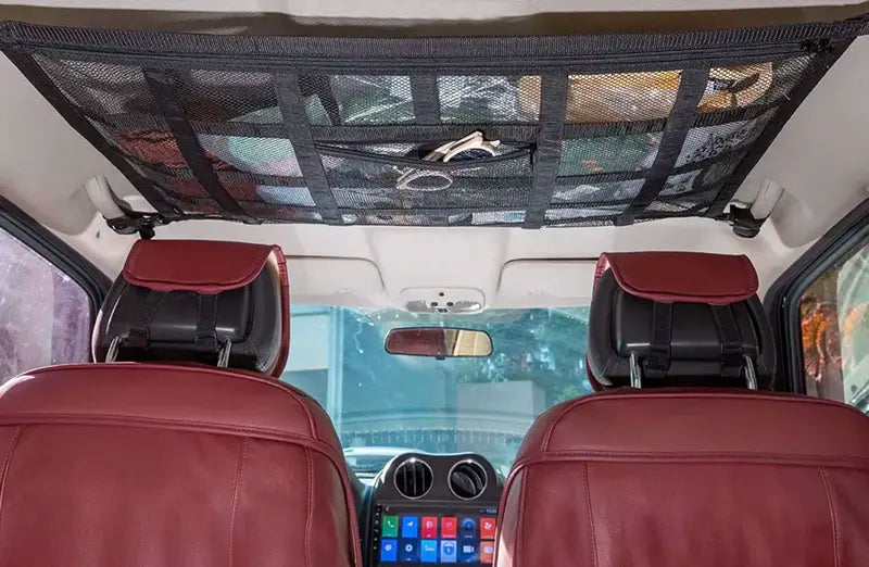 Förvaringsnät för bilens innertak