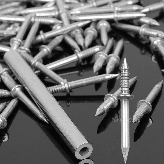 Dubbelspetsad Spik 2-i-1 – Snabb och Verktygsfri Fästlösning för Trä, Panel och Möbelbygge