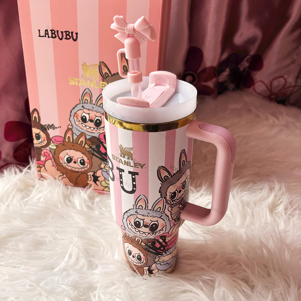 Labubu Tumbler™ - 1200 ml termosmugg, kyler & värmer upp till 12 timmar