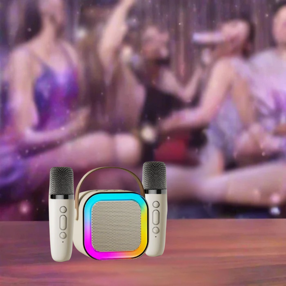 Trådlös Karaoke Mikrofon & Högtalare – För Barn och Vuxna