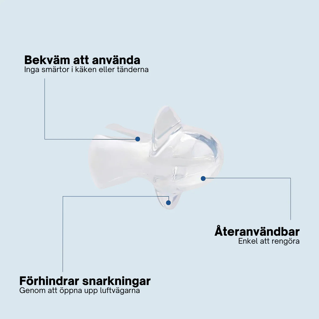 Snarkfri Pro – Sov tystare, andas lättare, vakna piggare.