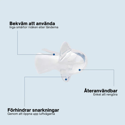 Snarkfri Pro – Sov tystare, andas lättare, vakna piggare.