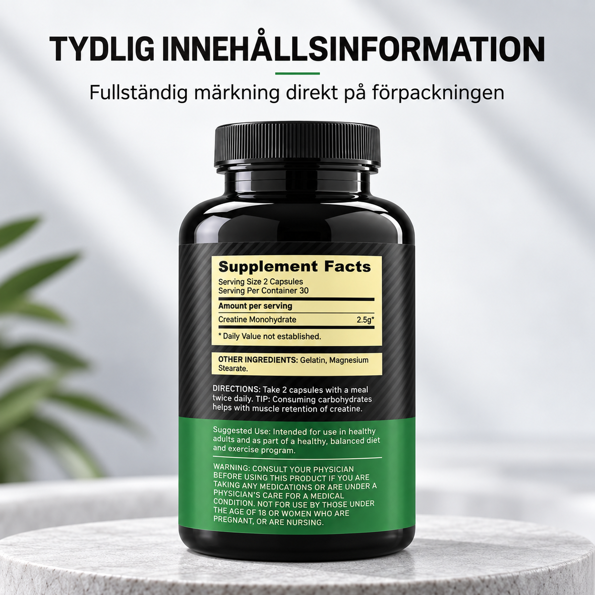 Creatine Monohydrate 5000 mg
