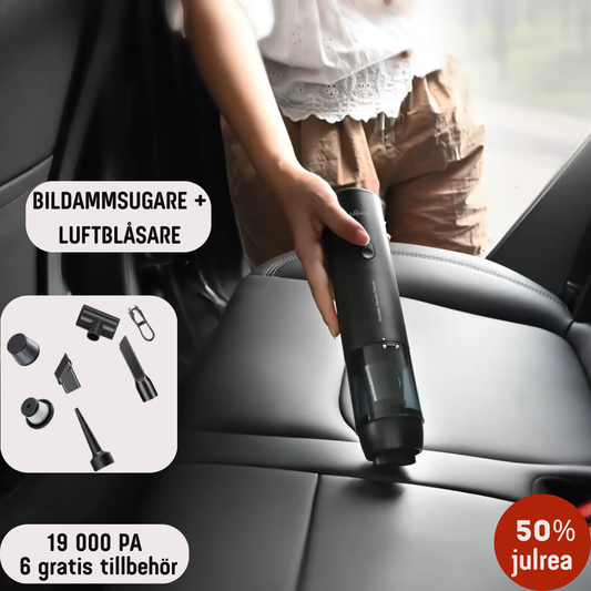 AutoRen Compact – Kompakt bildammsugare + blåsare