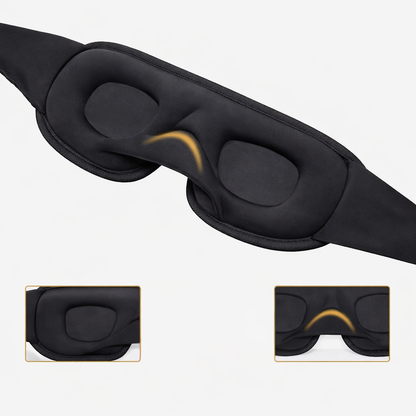 Sovemaske 3D™ – Ergonomisk sovemaske