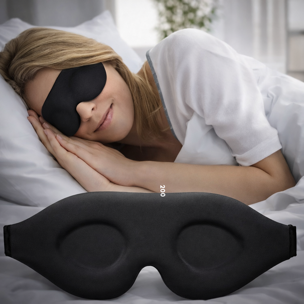 Sovemaske 3D™ – Ergonomisk sovemaske
