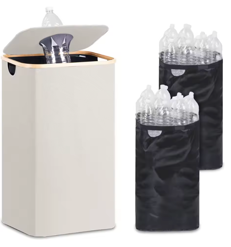 Lupaus- & 100 litran kierrätysastia pestävillä sisäpusseilla