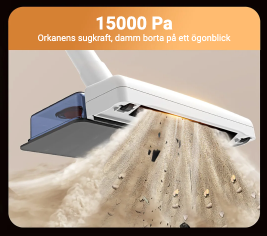 Trådløs 3-i-1 støvsuger – Suging, Mopp & Steriliser med UV