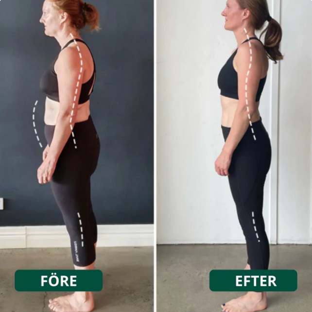 Rygghållare - Lindrar ryggont och förbättrar hållningen