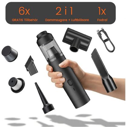 AutoRen Compact – Kompakt bildammsugare + blåsare