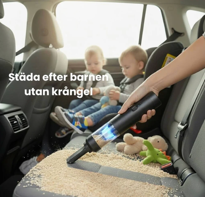 AutoRen Compact – Kompakt bildammsugare + blåsare