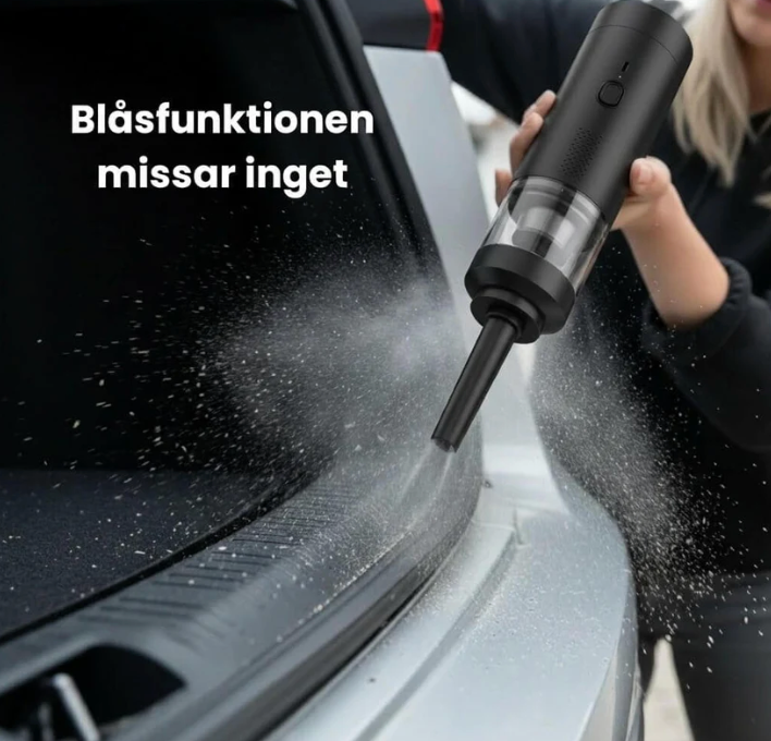 AutoRen Compact – Kompakt bildammsugare + blåsare