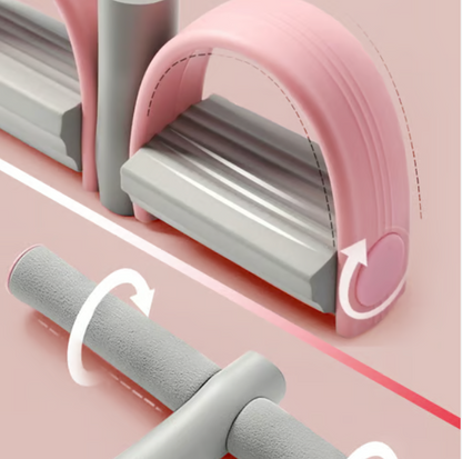 Multifunktionellt träningsband med fotloop för effektiv helkroppsträning