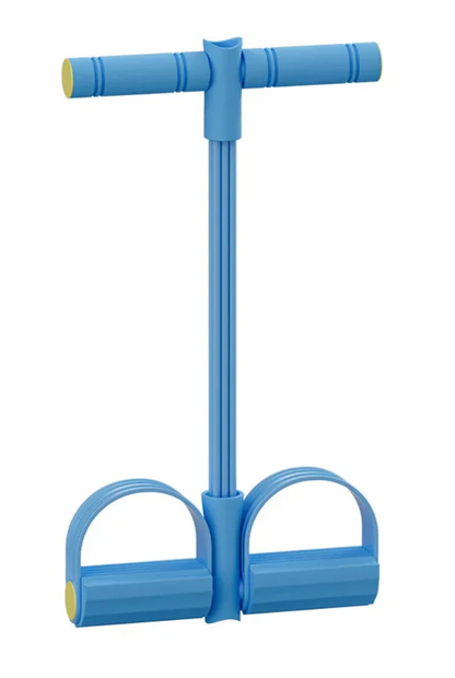 Multifunktionellt träningsband med fotloop för effektiv helkroppsträning