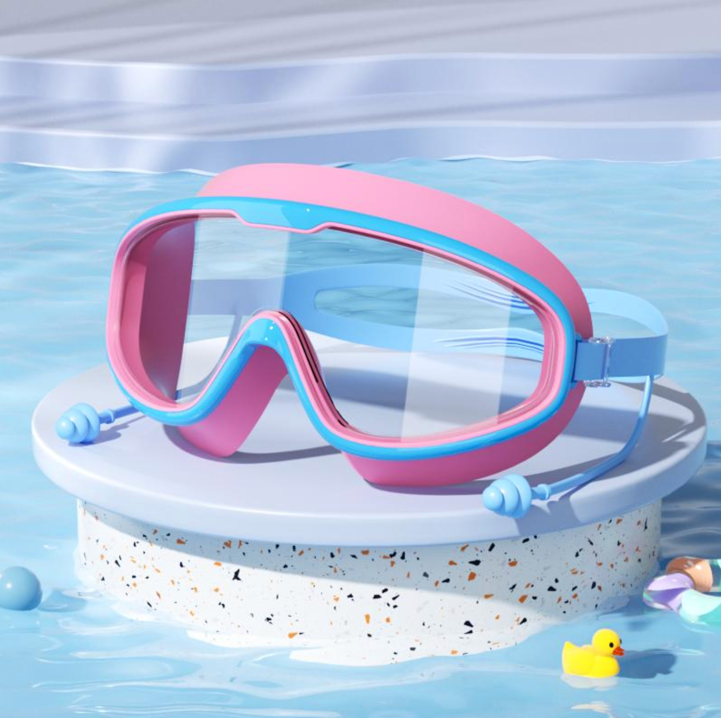 AquaGuard™ – simglasögon för barn med öronskydd (2–14 år)