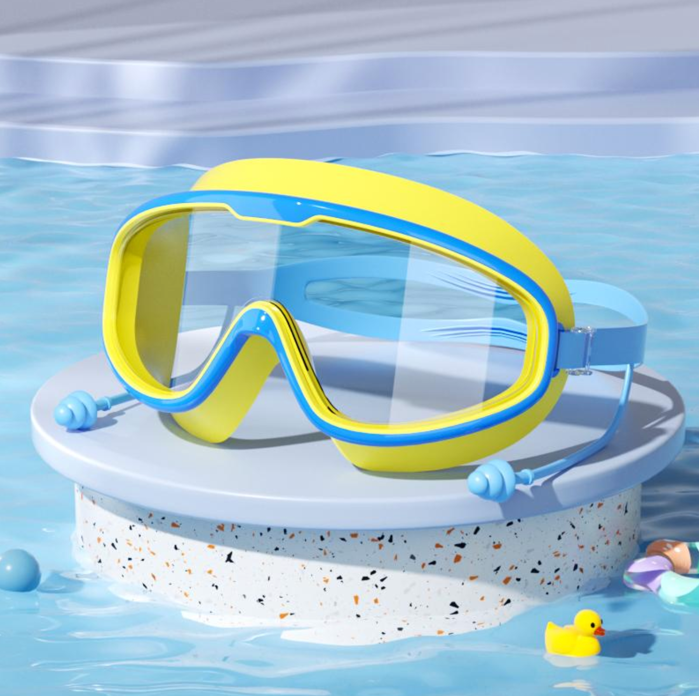 AquaGuard™ – simglasögon för barn med öronskydd (2–14 år)