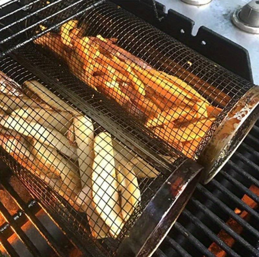 Grillkurv 360° – Roterende Grillkurv i Rustfrit Stål