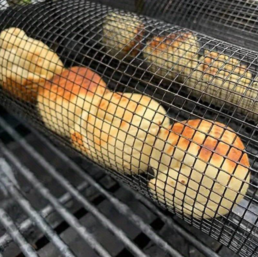 Grillkurv 360° – Roterende Grillkurv i Rustfrit Stål