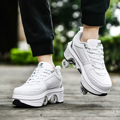 Sneakers med hjul – GlideStep 2-i-1 rullesko