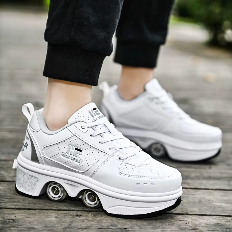 Sneakers med hjul – GlideStep 2-i-1 rullesko