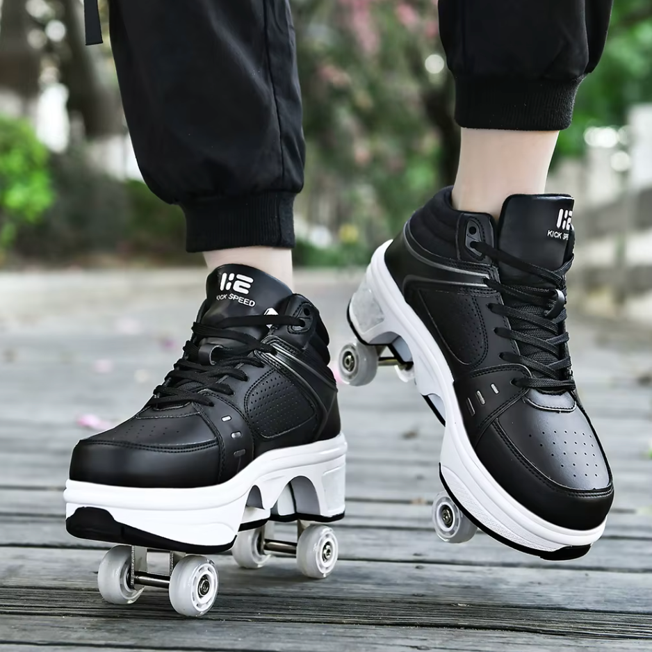 Sneakers med hjul – GlideStep 2-i-1 rullesko