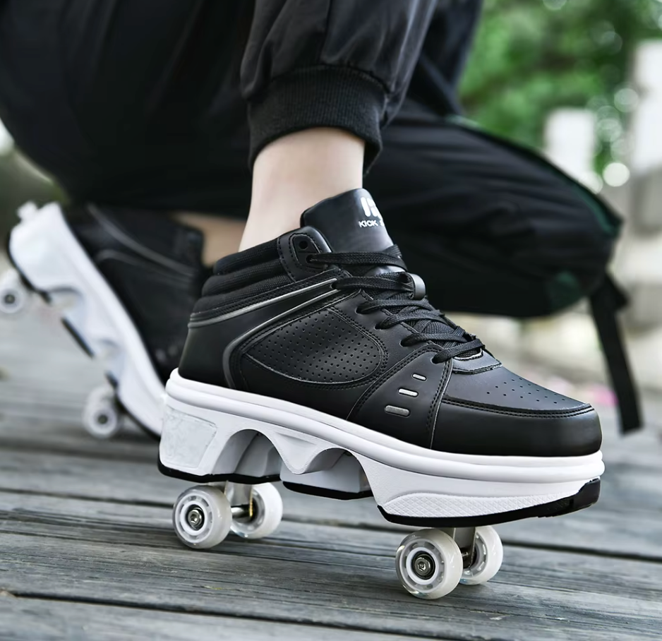 Sneakers med hjul – GlideStep 2-i-1 rullesko