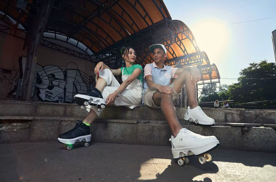 Sneakers med hjul – GlideStep 2-i-1 rullesko