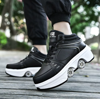 Sneakers med hjul – GlideStep 2-i-1 rullesko