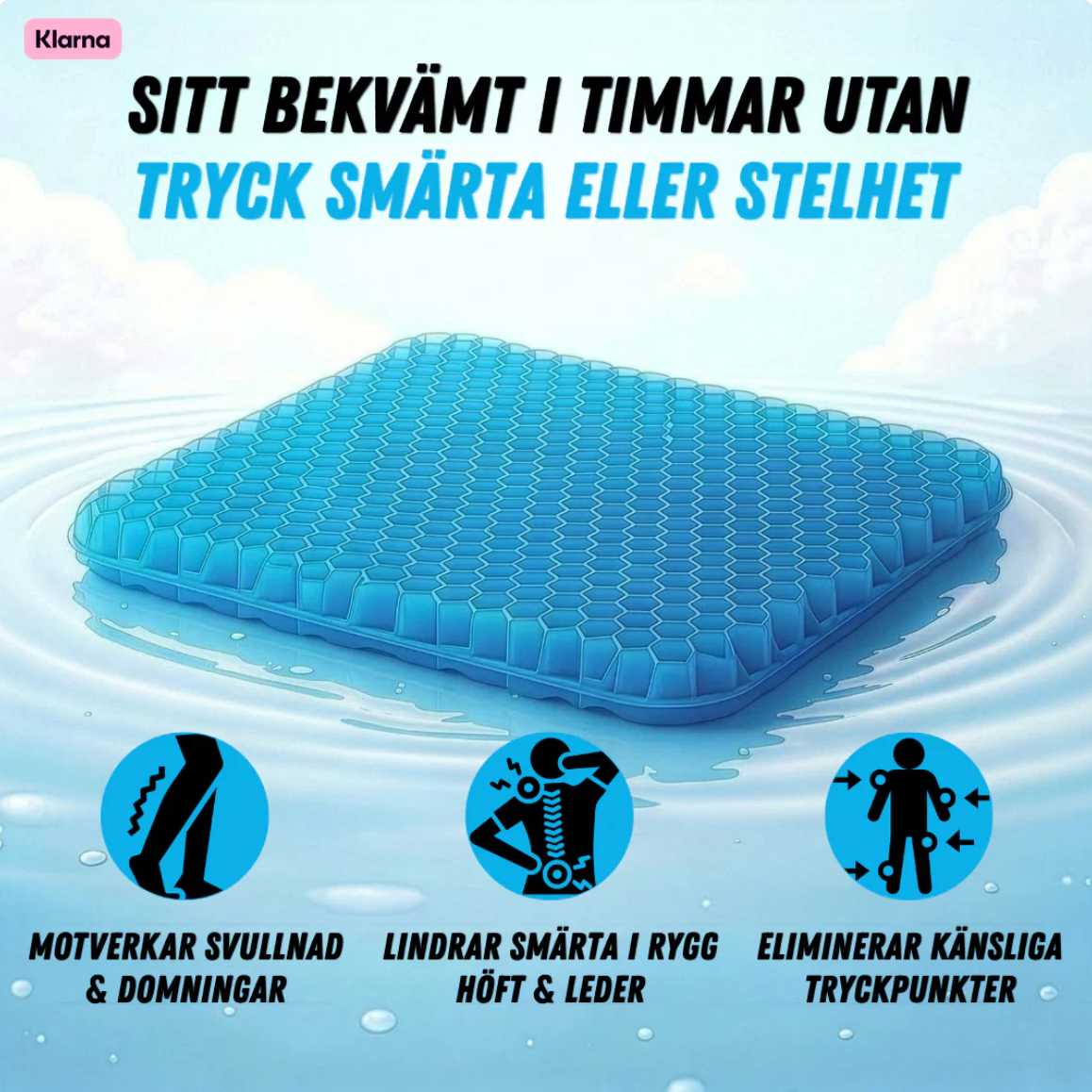 OPAL™ Honungskudde – Sitt bekvämt i timmar utan smärta
