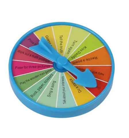 Magnetiskt Familjespel – Magnetkulor + Utmaningshjul