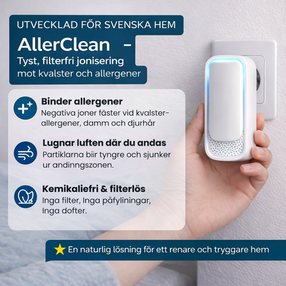 AllerClean - Friskare morgnar & ett hälsosammare hem