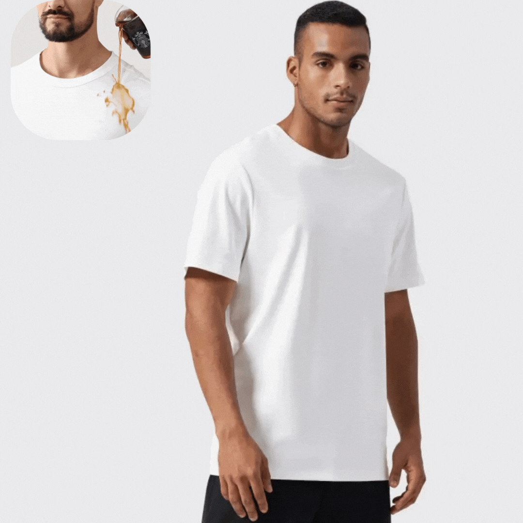 Hydrofobisk T-shirt – vatten- och fläckavvisande