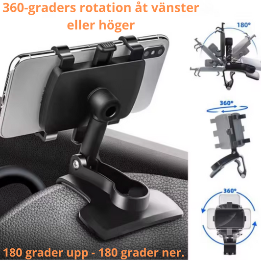 360° bilholder for mobil