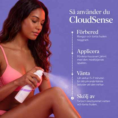 CloudSense™ Hårborttagningsmousse – 140 ml