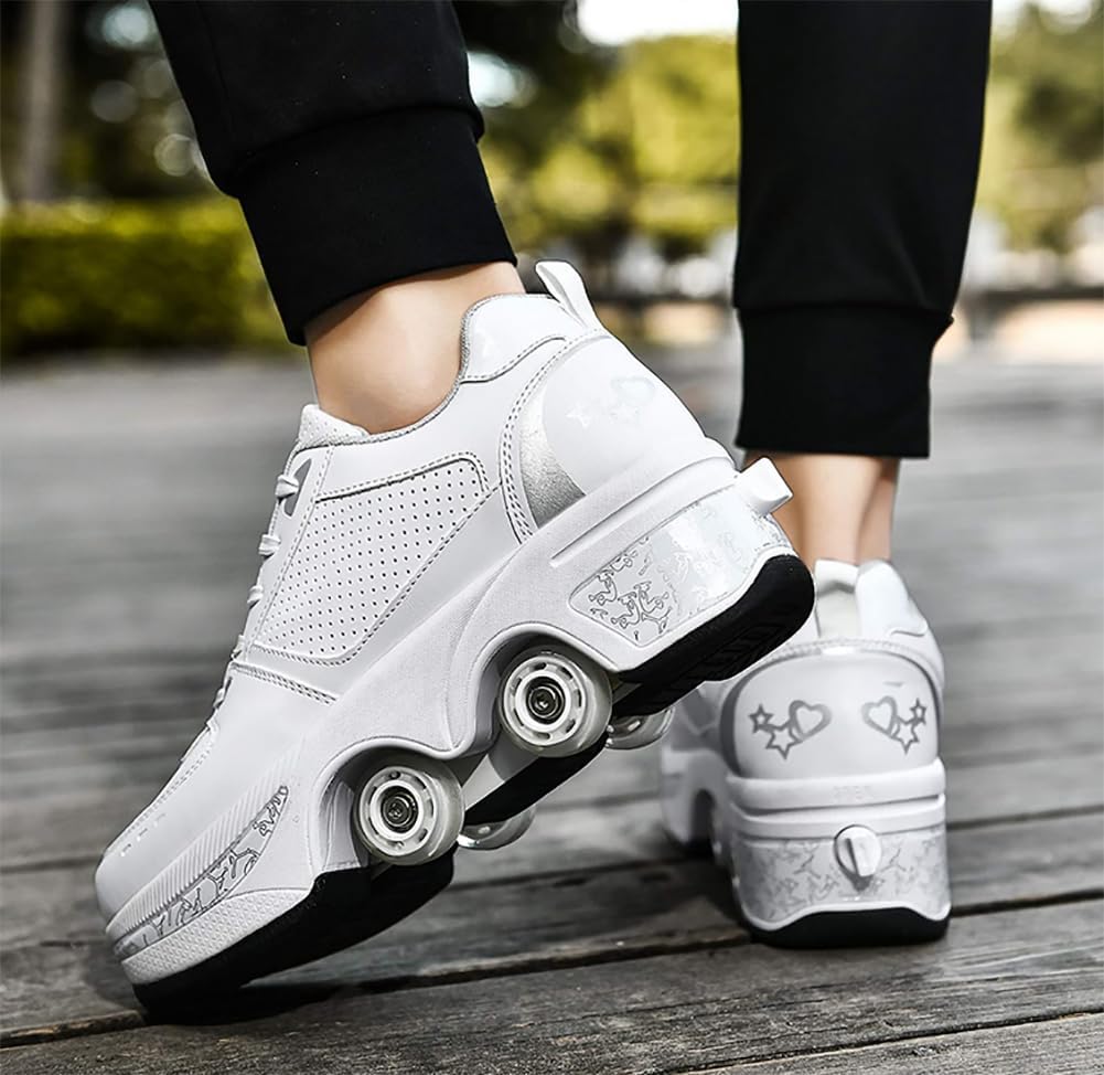Sneakers med hjul – GlideStep 2-i-1 rullesko