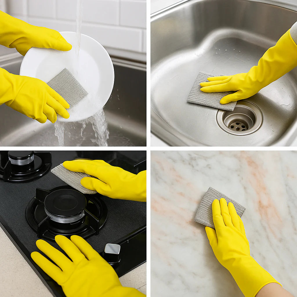 Purewipe-Mikrofiberduk för effektiv och hygienisk rengöring utan kemikalier