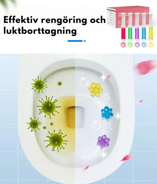 Blomstergelstempel til toilettet - Skab et friskt badeværelse