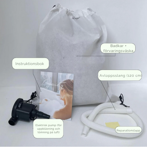 Tubble Royale - inflatable bathtub