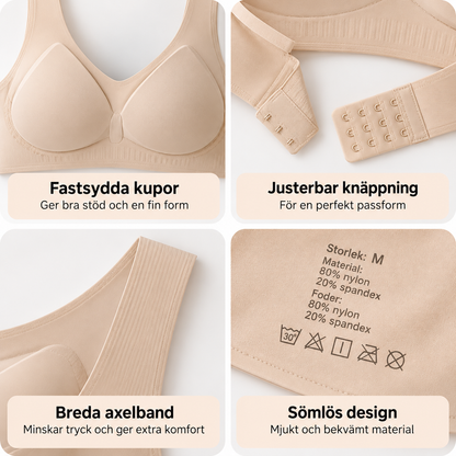 RyggLyft – Lyftande BH med stöd för rygg och byst