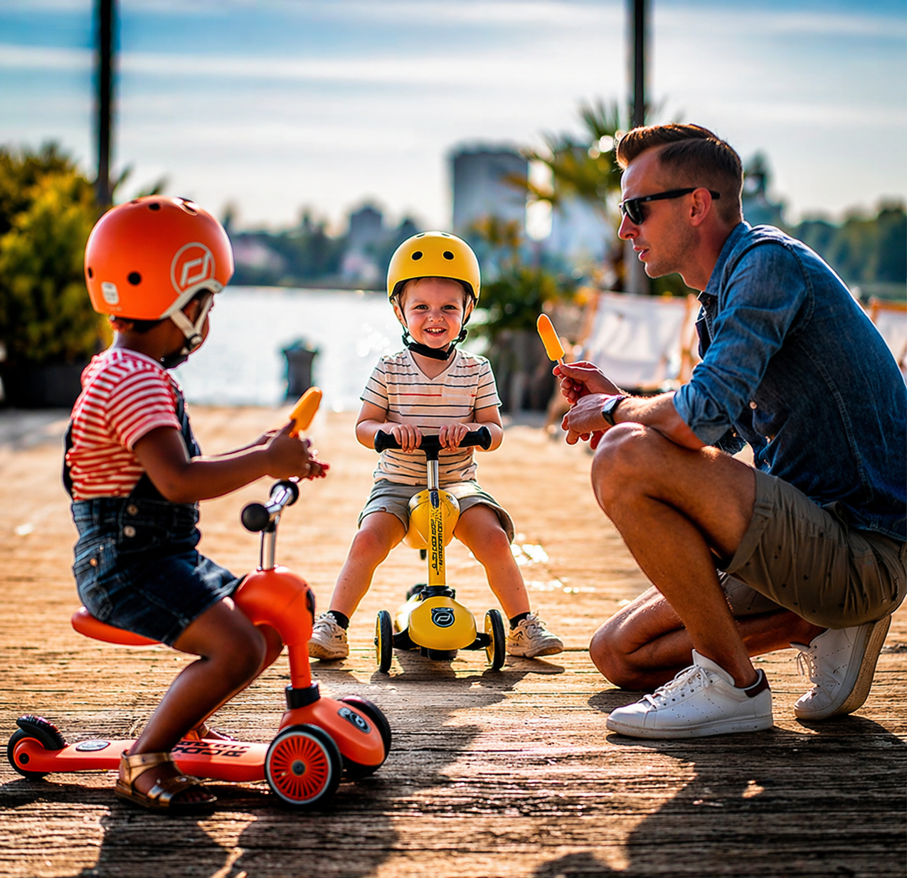 ScootRide 2-i-1 løbehjul