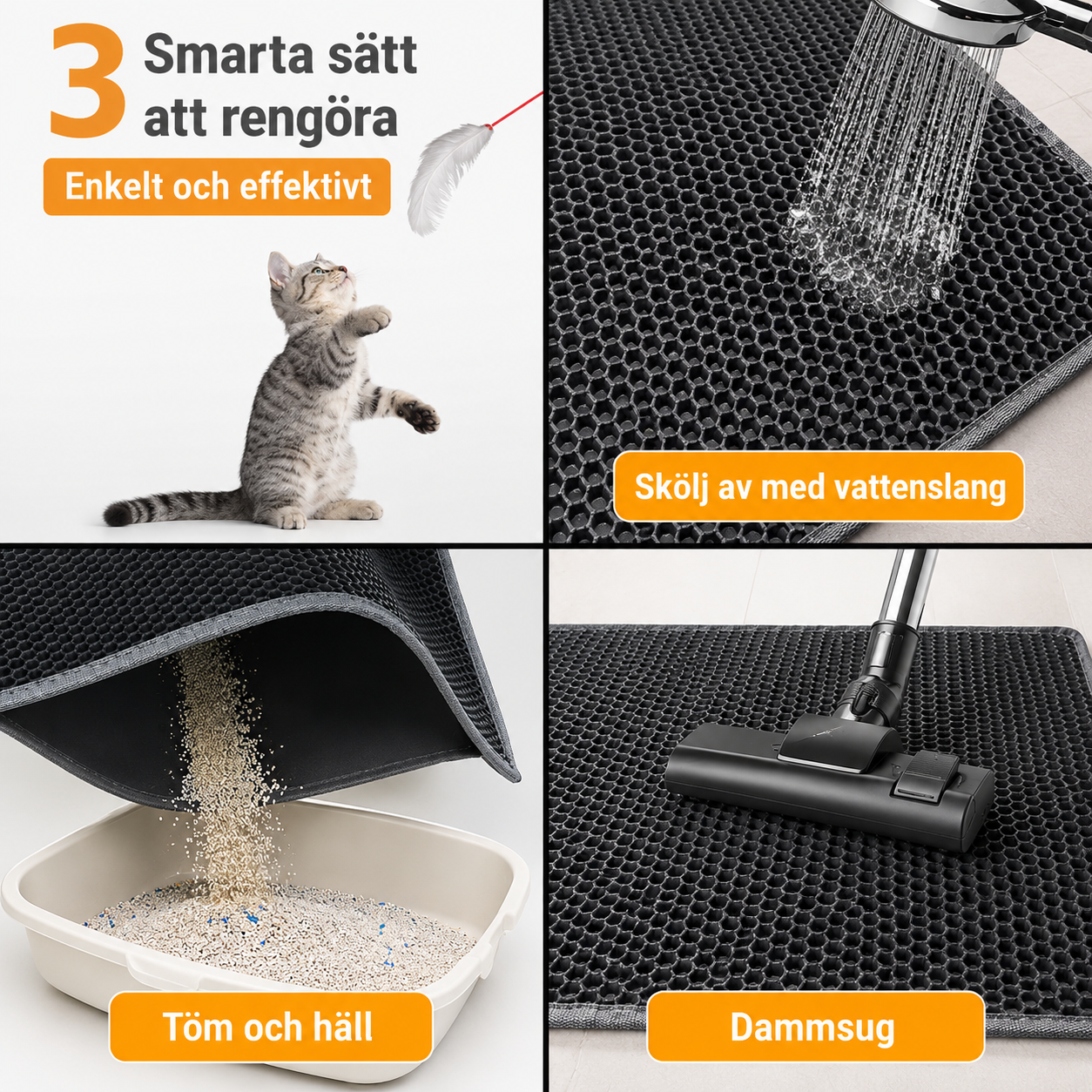 Kattlådematta – Sandfångande & vattenavvisande
