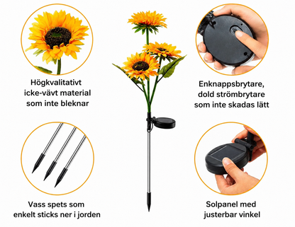 SolrosLjus – Stämningsfull trädgårdsbelysning med solenergi